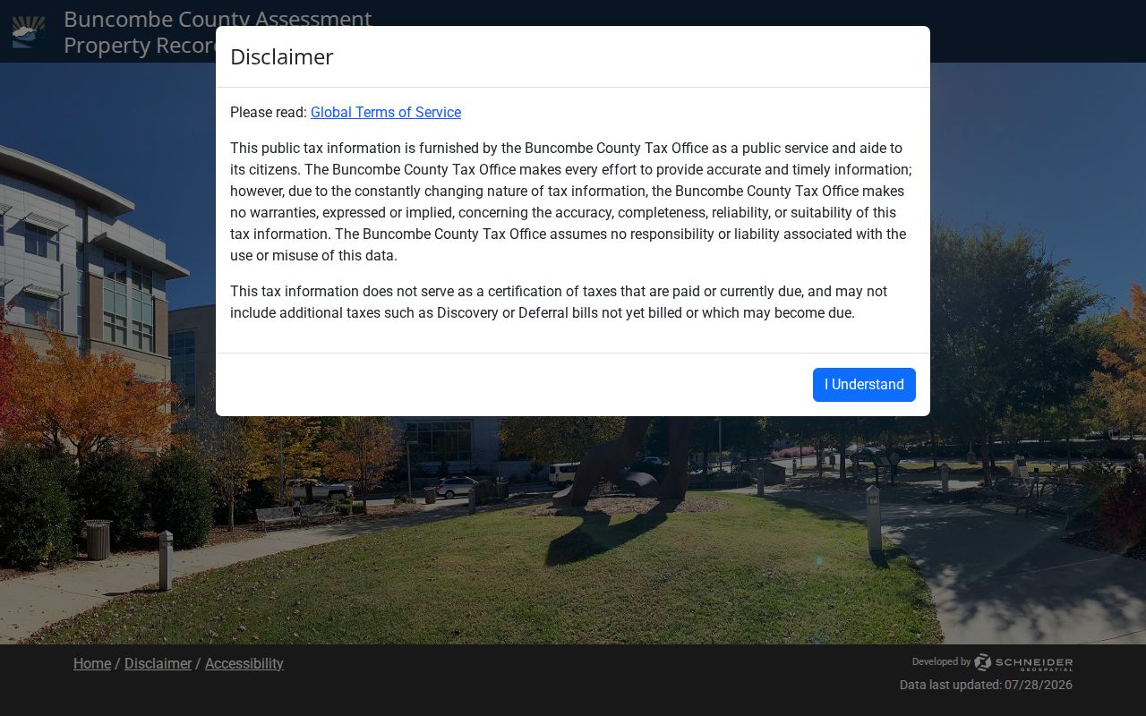 Asheville people search through Buncombe property owner records