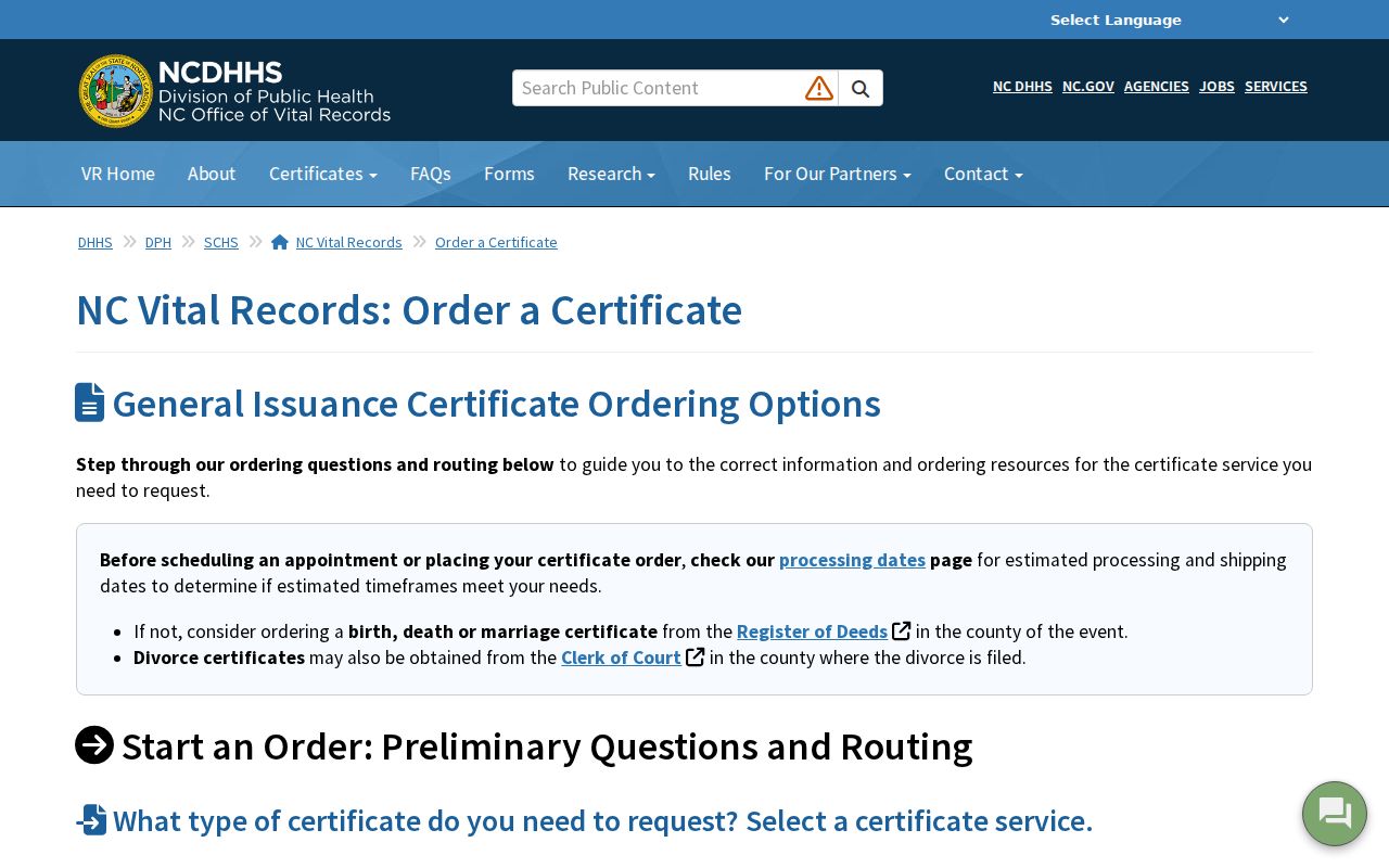 Asheville public records access choices on the North Carolina Vital Records service